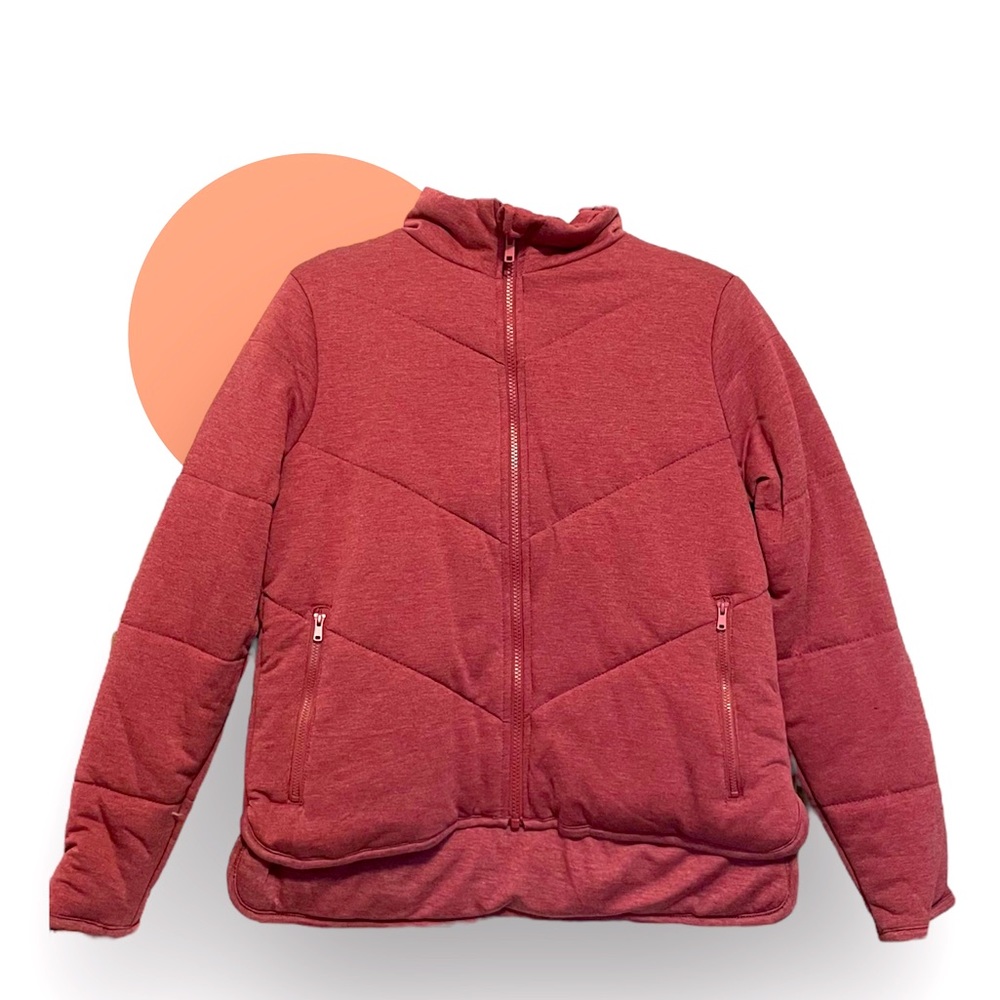 NWT Three Dots Ladies' Quilted Knit Full-Zip Fleece Jacket